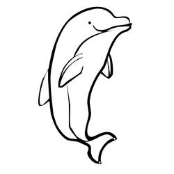 Раскраска: дельфин (Животные) #5130 - Раскраски для печати