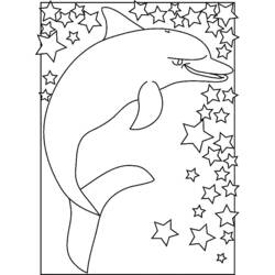 Раскраска: дельфин (Животные) #5136 - Бесплатные раскраски для печати