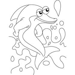 Раскраска: дельфин (Животные) #5174 - Бесплатные раскраски для печати
