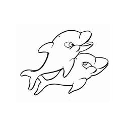 Раскраска: дельфин (Животные) #5176 - Бесплатные раскраски для печати