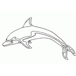 Раскраска: дельфин (Животные) #5190 - Бесплатные раскраски для печати