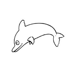 Раскраска: дельфин (Животные) #5198 - Бесплатные раскраски для печати