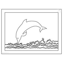 Раскраска: дельфин (Животные) #5208 - Бесплатные раскраски для печати