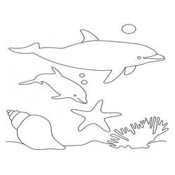 Раскраска: дельфин (Животные) #5219 - Раскраски для печати