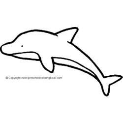 Раскраска: дельфин (Животные) #5229 - Бесплатные раскраски для печати