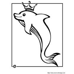Раскраска: дельфин (Животные) #5245 - Бесплатные раскраски для печати