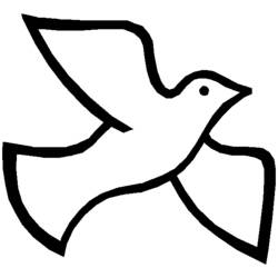 Раскраска: голубь (Животные) #3901 - Раскраски для печати