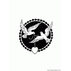 Раскраска: голубь (Животные) #3967 - Бесплатные раскраски для печати
