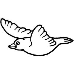 Раскраска: голубь (Животные) #4009 - Раскраски для печати