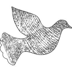 Раскраска: голубь (Животные) #4077 - Раскраски для печати
