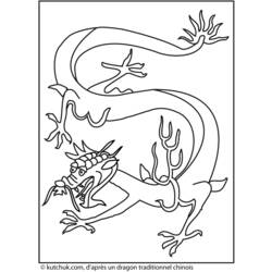Раскраска: дракон (Животные) #5810 - Бесплатные раскраски для печати