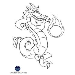 Раскраска: дракон (Животные) #5883 - Бесплатные раскраски для печати