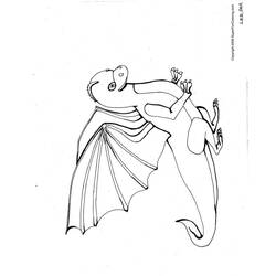 Раскраска: дракон (Животные) #5889 - Бесплатные раскраски для печати