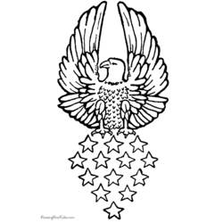 Раскраска: орел (Животные) #327 - Бесплатные раскраски для печати