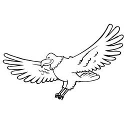 Раскраска: орел (Животные) #360 - Раскраски для печати