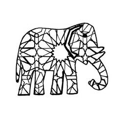 Раскраска: слон (Животные) #6344 - Бесплатные раскраски для печати