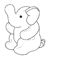 Раскраска: слон (Животные) #6353 - Бесплатные раскраски для печати