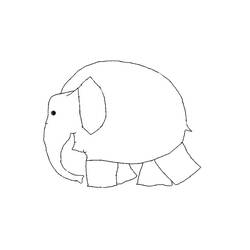Раскраска: слон (Животные) #6462 - Бесплатные раскраски для печати