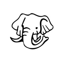 Раскраска: слон (Животные) #6468 - Бесплатные раскраски для печати