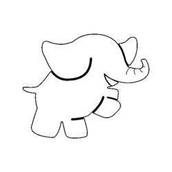 Раскраска: слон (Животные) #6470 - Бесплатные раскраски для печати