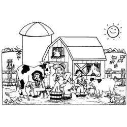 Раскраска: Сельскохозяйственные животные (Животные) #21394 - Раскраски для печати