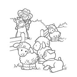 Раскраска: Сельскохозяйственные животные (Животные) #21414 - Раскраски для печати
