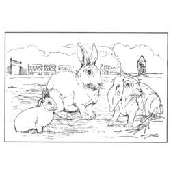 Раскраска: Сельскохозяйственные животные (Животные) #21433 - Бесплатные раскраски для печати