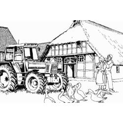Раскраска: Сельскохозяйственные животные (Животные) #21516 - Раскраски для печати