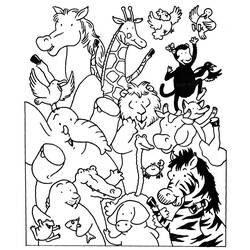 Раскраска: Сельскохозяйственные животные (Животные) #21631 - Бесплатные раскраски для печати