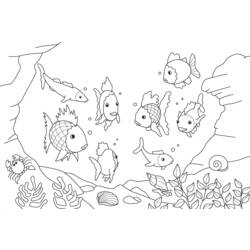 Раскраска: рыба (Животные) #17026 - Раскраски для печати