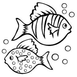 Раскраска: рыба (Животные) #17041 - Раскраски для печати