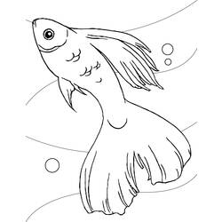 Раскраска: рыба (Животные) #17043 - Раскраски для печати
