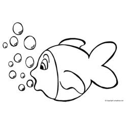 Раскраска: рыба (Животные) #17051 - Раскраски для печати