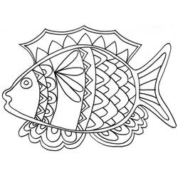 Раскраска: рыба (Животные) #17054 - Раскраски для печати