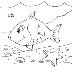 Раскраска: рыба (Животные) #17062 - Бесплатные раскраски для печати