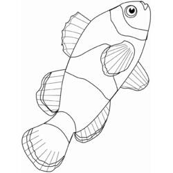 Раскраска: рыба (Животные) #17108 - Бесплатные раскраски для печати