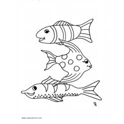 Раскраска: рыба (Животные) #17111 - Раскраски для печати