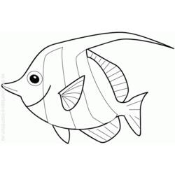 Раскраска: рыба (Животные) #17122 - Раскраски для печати