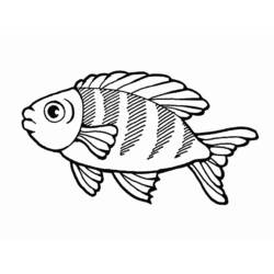 Раскраска: рыба (Животные) #17135 - Раскраски для печати