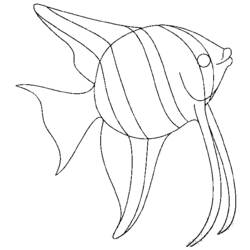 Раскраска: рыба (Животные) #17143 - Бесплатные раскраски для печати