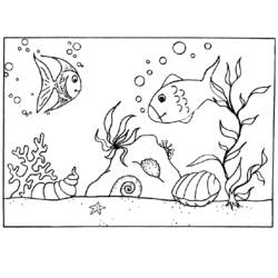 Раскраска: рыба (Животные) #17176 - Бесплатные раскраски для печати