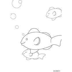 Раскраска: рыба (Животные) #17177 - Бесплатные раскраски для печати
