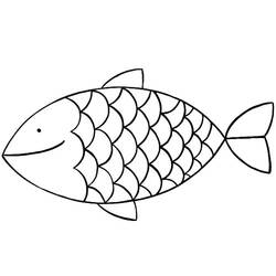 Раскраска: рыба (Животные) #17200 - Раскраски для печати