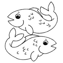 Раскраска: рыба (Животные) #17202 - Бесплатные раскраски для печати