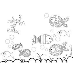 Раскраска: рыба (Животные) #17214 - Бесплатные раскраски для печати