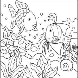 Раскраска: рыба (Животные) #17219 - Бесплатные раскраски для печати