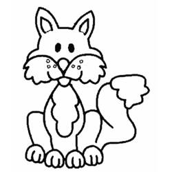 Раскраска: лисица (Животные) #14975 - Раскраски для печати