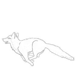 Раскраска: лисица (Животные) #15075 - Раскраски для печати