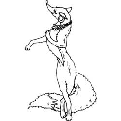 Раскраска: лисица (Животные) #15109 - Раскраски для печати