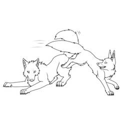 Раскраска: лисица (Животные) #15125 - Раскраски для печати